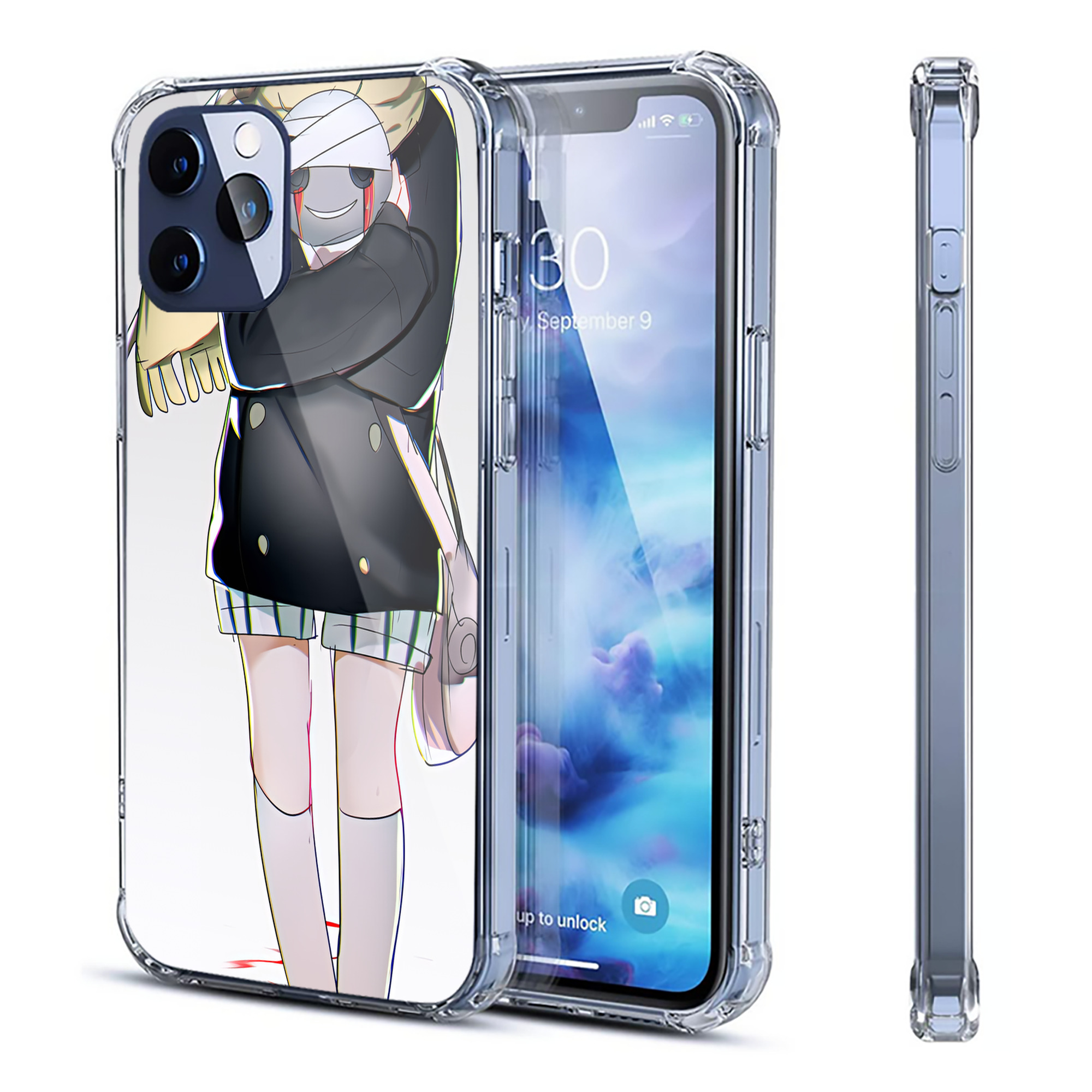 （画像用） 文豪ストレイドッグス Bungo Stray Dogs 【iPhone 12シリーズ対応】透明スマホケース（クリアソフトケース）